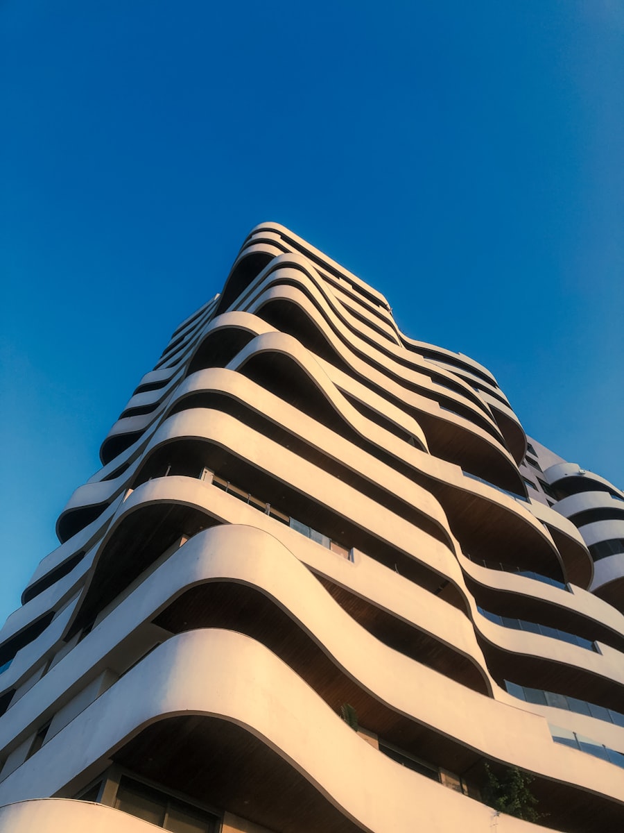 Contemporary house facade
