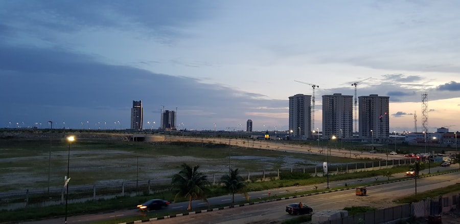A road running past newly built houses along one of Rabtech's growth corridors
